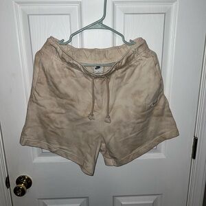 Nike Women's Beige Athletic Shorts